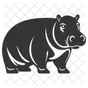 Hippopotamus Aquatic Herbivore Icône