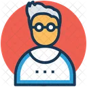 Hipster Stylish Person Icon