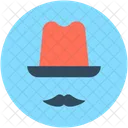 Hipster Moustache Top Icon