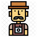Hipster Avatar User Icon