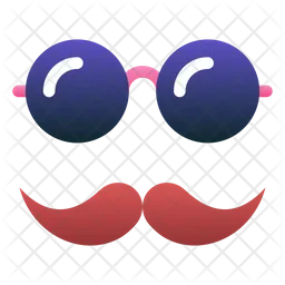 Hipster Mask  Icon