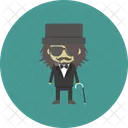 Hipster staff  Icon