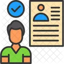 Hired Hiring Approved Icon