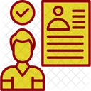 Hired Hiring Approved Icon