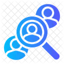 Hiring Human Resources Magnifying Glass Icon