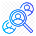 Hiring Human Resources Magnifying Glass Icon