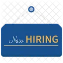 Hiring Sign Open Job Hiring Icon
