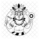 Hispanic Heritage Tribal Traditional Icon