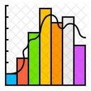 Histogram Frequency Chart Data Distribution Icon
