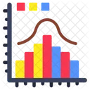 Histogram Infographic Statistics Icon