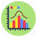 Histogram Infographic Statistics Icon