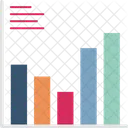 Barra Grafico Diagrama Ícone