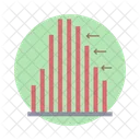 Histograma de negócios  Ícone