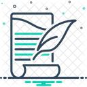 Histoire Parchemin Defilement Icône