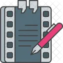 Escritura De Guiones De Historias Escritura De Guiones De Historias Escritura De Guiones Icono