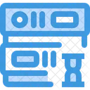 Hora Hora Del Servidor Hora De La Base De Datos Icon