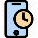 Telefono Celular Hora Fecha Icon