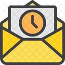 Horario Historico De E Mail Agendamento De E Mail Ícone