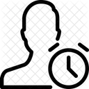 Utilisateur Historique Heure Icône