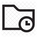 Historique Des Dossiers Dossier Stockage Icône