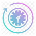 Time Clock Fast Icon