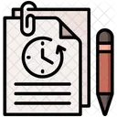 History Waiting List Transaction History Icon
