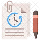 History Waiting List Transaction History Icon