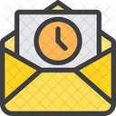 Time History Mail Schedule Mail Icon