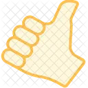 Hitchhiking Hand Gesture Icon