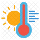 Heißes Thermometer  Symbol