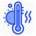 Heißes Thermometer  Symbol