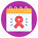 Hiv Day Calendar  Icon
