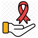 Ribbon Prevention Aids Icon