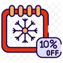 Hiver Hiver Soldes Icône
