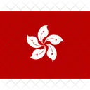 HK Hongkong Flaggen ISO Symbol