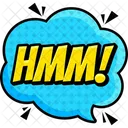 Hmm Speech Bouble Chat Bouble Icon