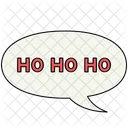 Ho Ho Ho Santa Christmas Icon