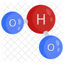 Ho Molecule Water Ho Icon