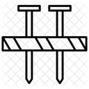 Hobnail Screw Fastener Icon