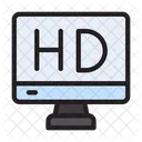 HD Hochauflosend Video Symbol