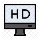 Hochauflösendes Fernsehen  Symbol