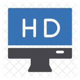 Hochauflösendes Fernsehen  Symbol