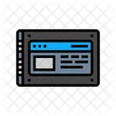 Hoch Geschwindigkeit SSD Symbol