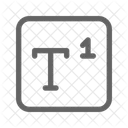 Hochgestellt Text Typ Symbol