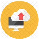 Hochladen Cloud Computer Streamline Kameleon Symbol