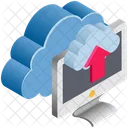 Cloud Computing Hochladen Icon