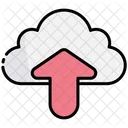 Hochladen Hoch Cloud Symbol