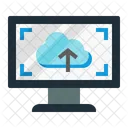 Hochladen Cloud Computer Symbol