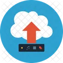 Upload Multimedia Schnittstelle Symbol