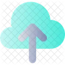 Hochladen Technologie Cloud Symbol